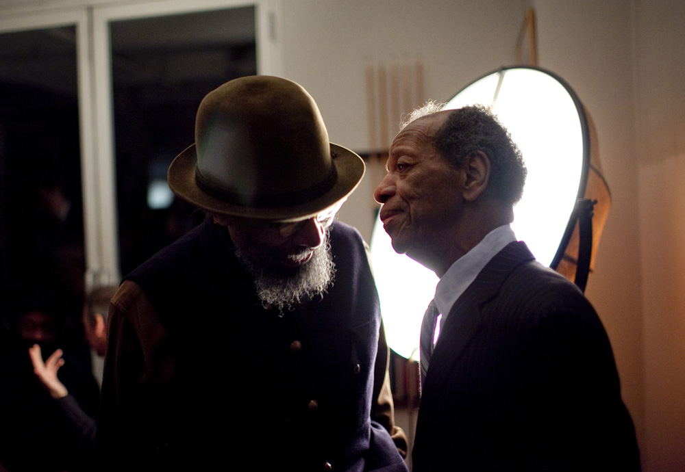 Butch Morris and Ornette Coleman By John Rogers - NYC Photography